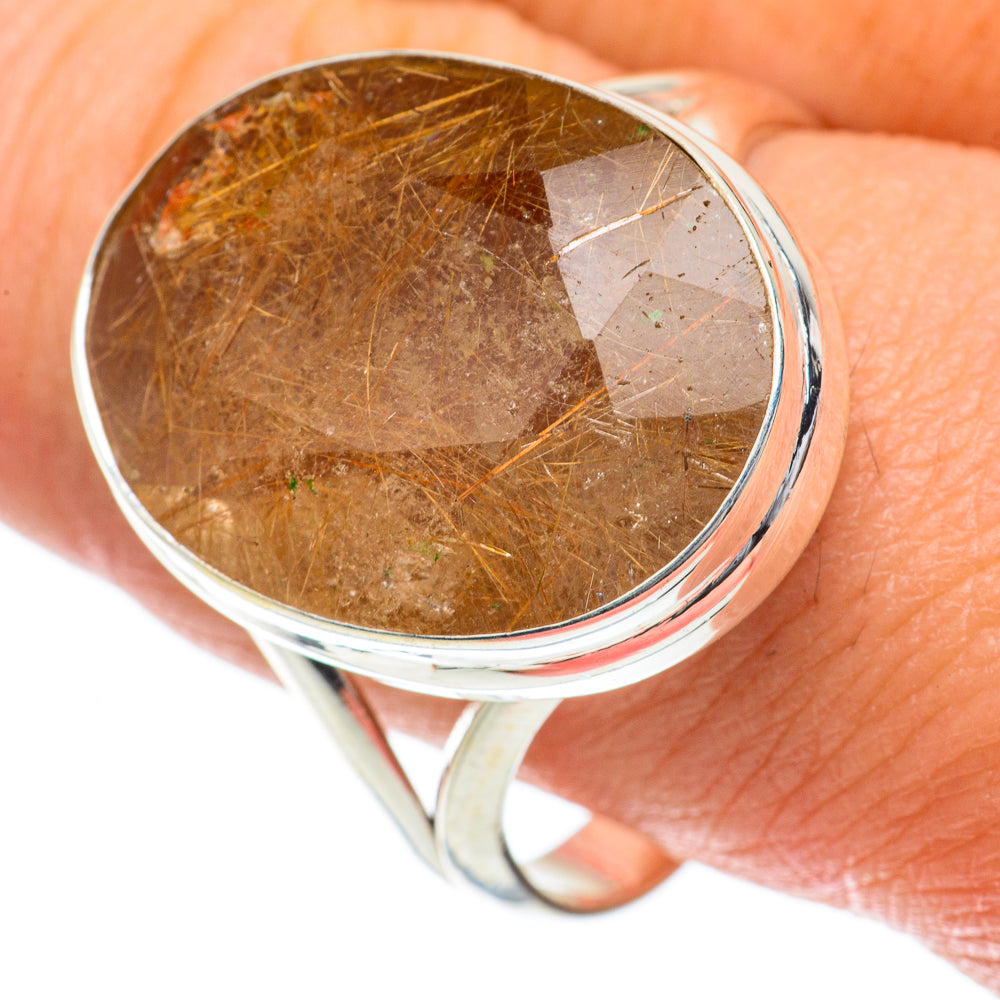Rutilated Quartz Rings handcrafted by Ana Silver Co - RING63945