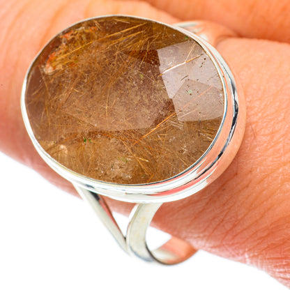 Rutilated Quartz Rings handcrafted by Ana Silver Co - RING63945