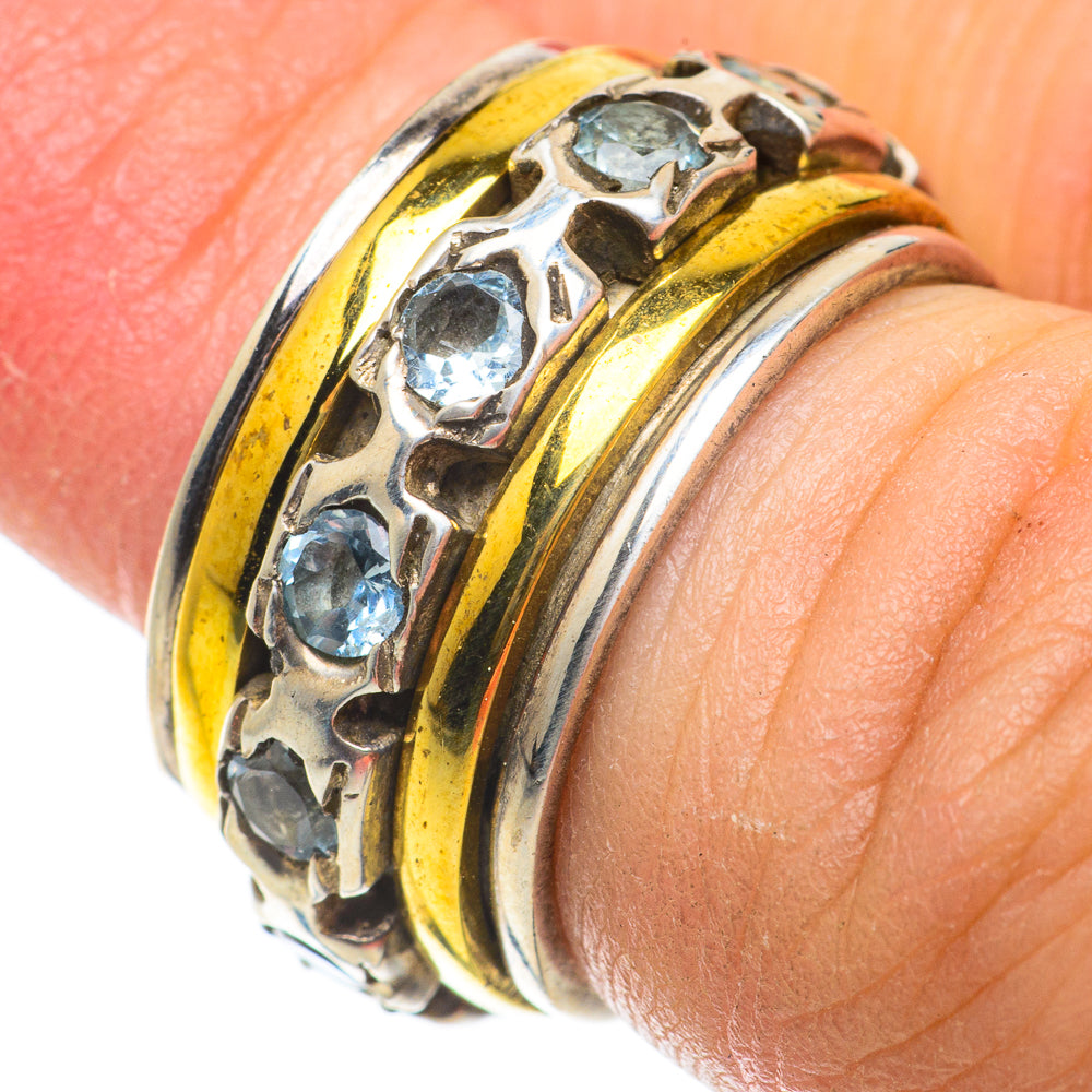 Blue Topaz Rings handcrafted by Ana Silver Co - RING63946