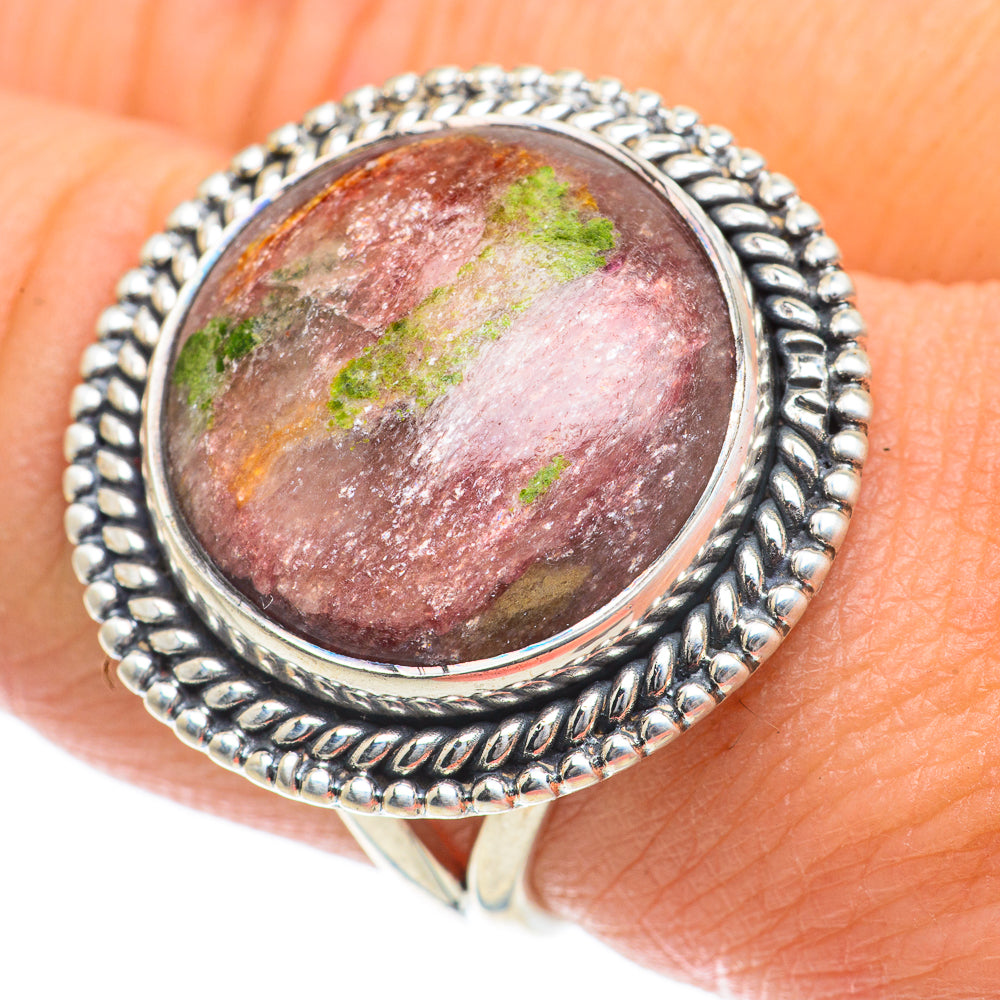 Ruby Fuchsite Rings handcrafted by Ana Silver Co - RING63959