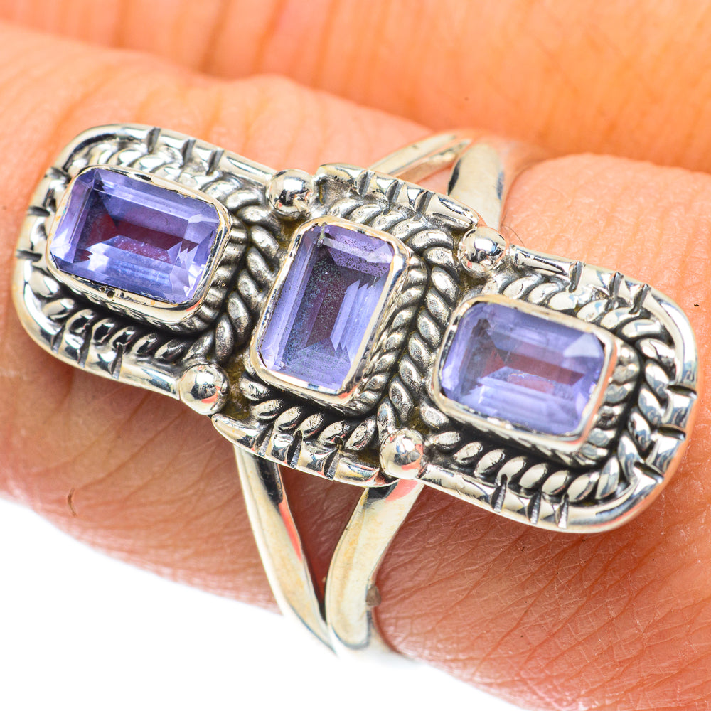 Color Change Alexandrite (lab.) Rings handcrafted by Ana Silver Co - RING63960