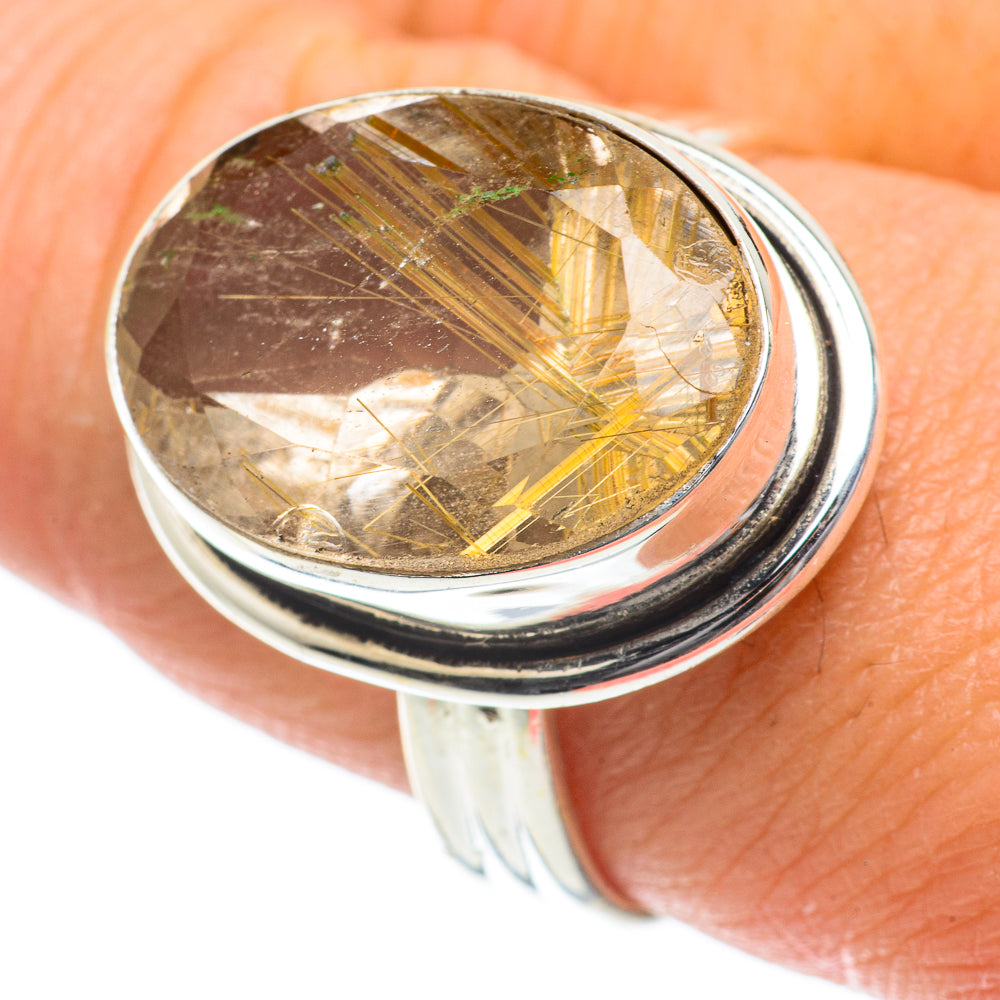 Rutilated Quartz Rings handcrafted by Ana Silver Co - RING63962