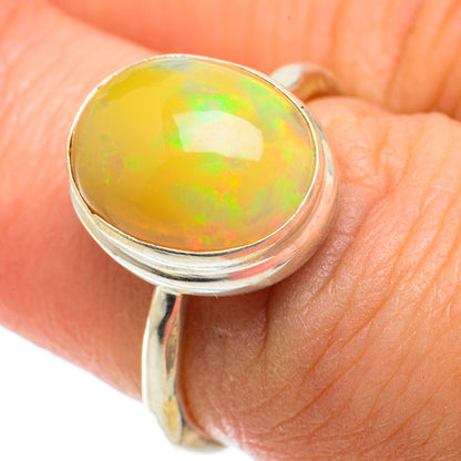Ethiopian Opal Rings handcrafted by Ana Silver Co - RING63968
