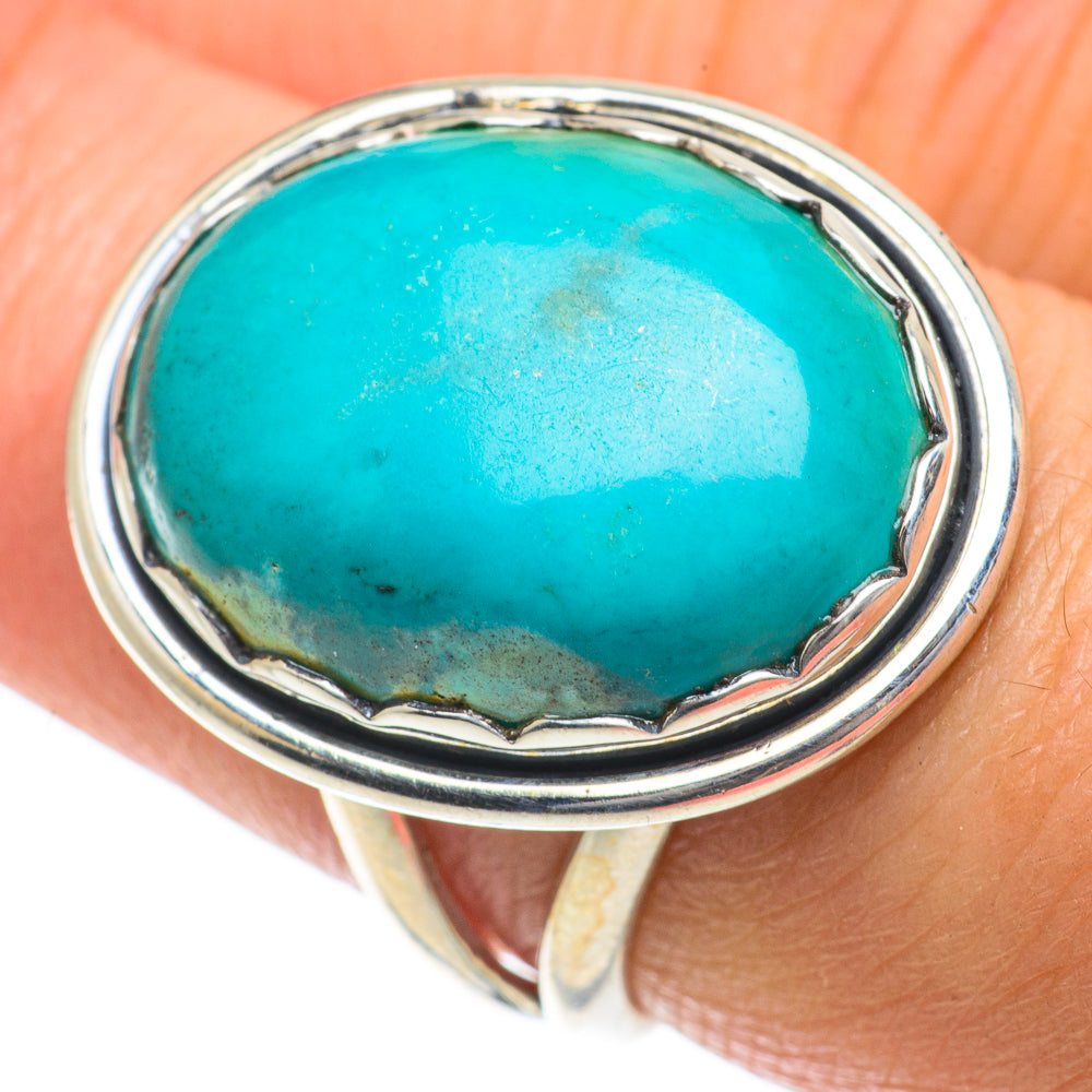 Tibetan Turquoise Rings handcrafted by Ana Silver Co - RING63969