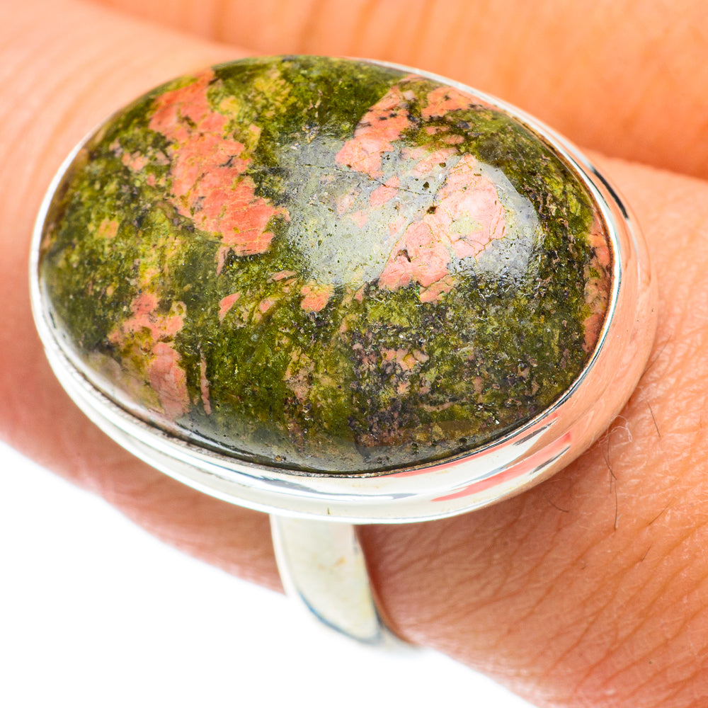 Unakite Rings handcrafted by Ana Silver Co - RING63972