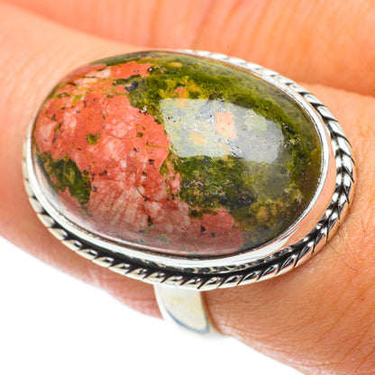 Unakite Rings handcrafted by Ana Silver Co - RING63974
