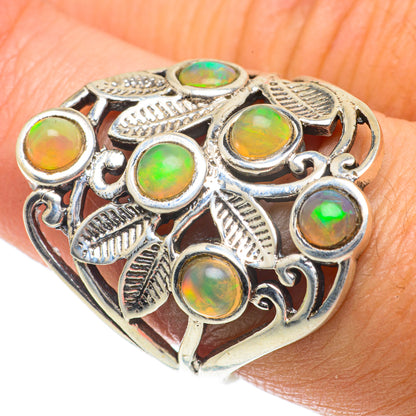 Ethiopian Opal Rings handcrafted by Ana Silver Co - RING63982