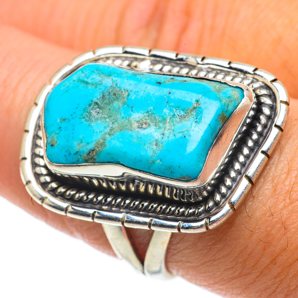 Arizona Turquoise Rings handcrafted by Ana Silver Co - RING63984