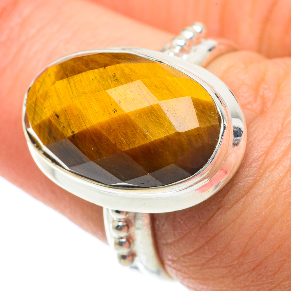 Tiger Eye Rings handcrafted by Ana Silver Co - RING63989