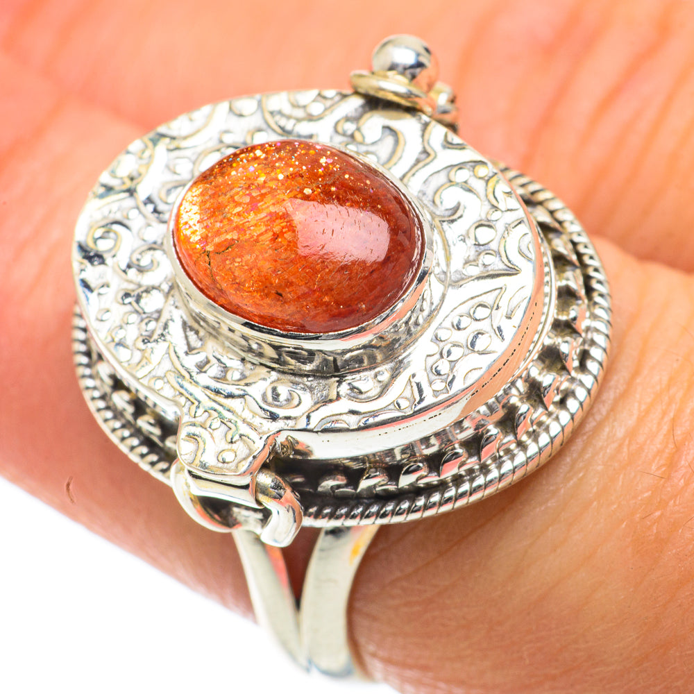 Sunstone Rings handcrafted by Ana Silver Co - RING63992