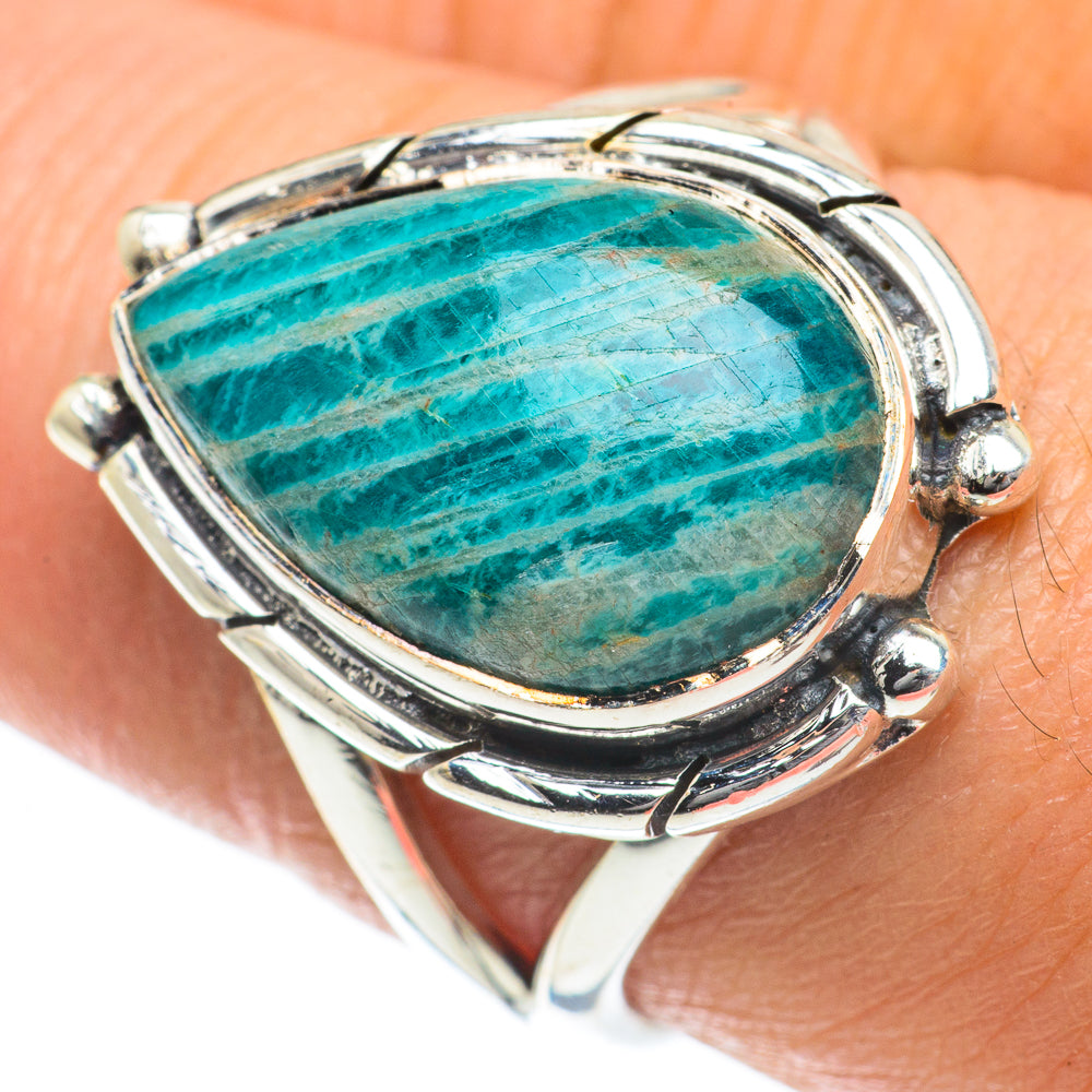 Amazonite Rings handcrafted by Ana Silver Co - RING63999