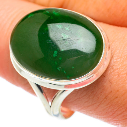 Green Aventurine Rings handcrafted by Ana Silver Co - RING64001