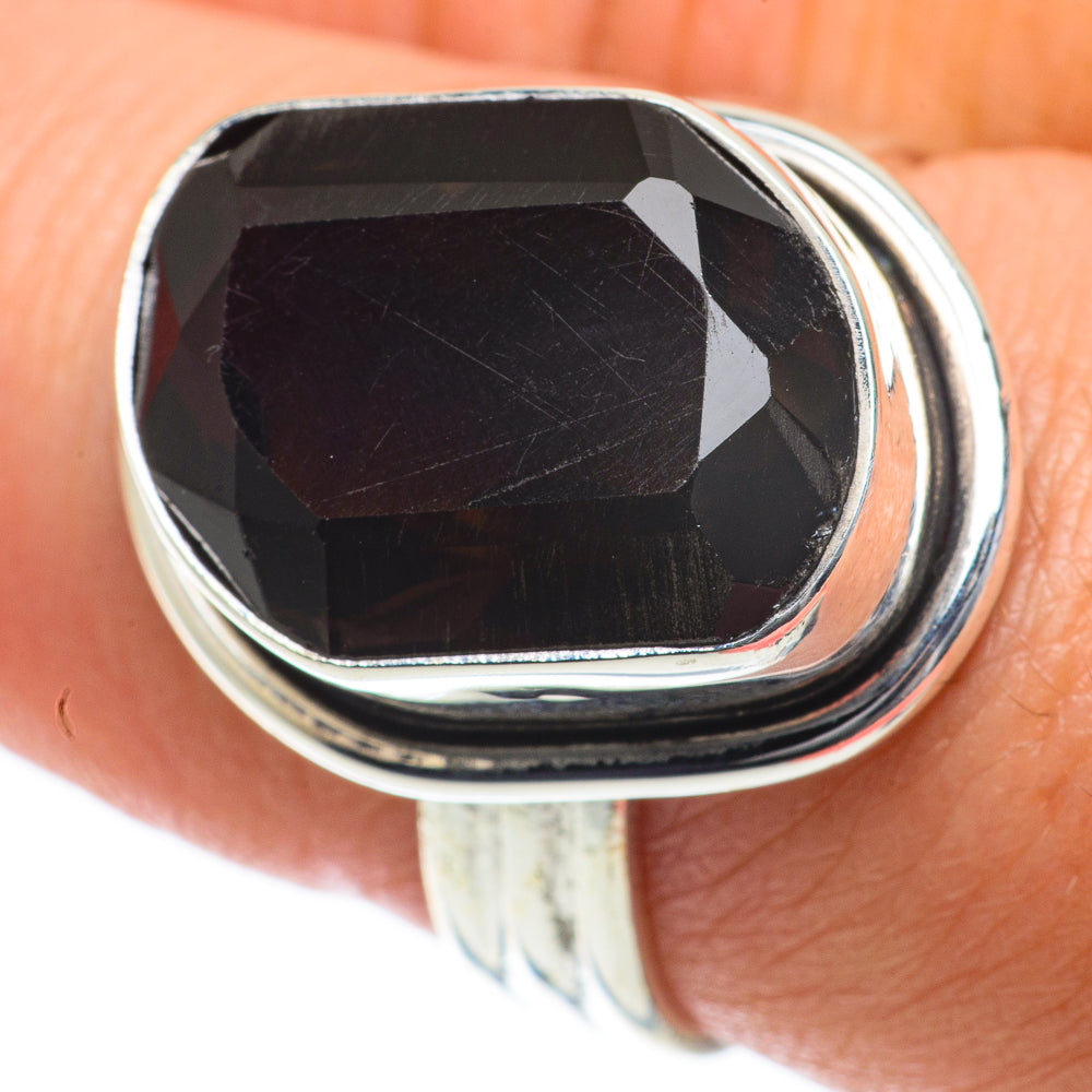 Smoky Quartz Rings handcrafted by Ana Silver Co - RING64002