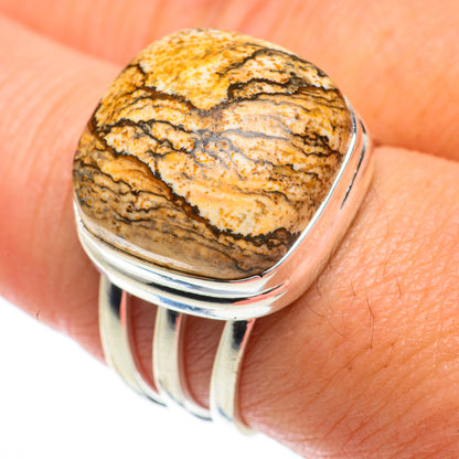 Picture Jasper Rings handcrafted by Ana Silver Co - RING64003
