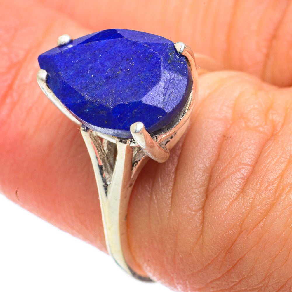Lapis Lazuli Rings handcrafted by Ana Silver Co - RING64009