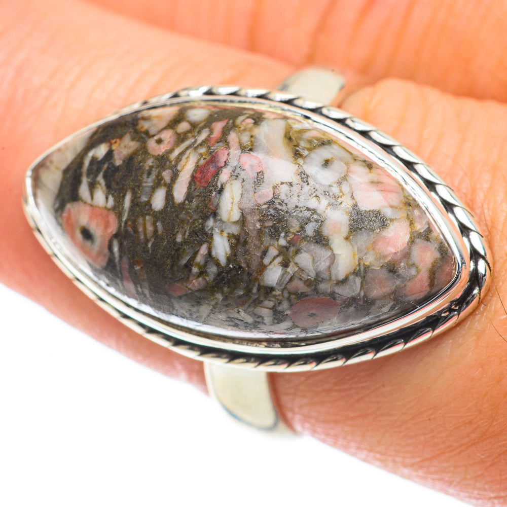Pinolith Jasper Rings handcrafted by Ana Silver Co - RING64015
