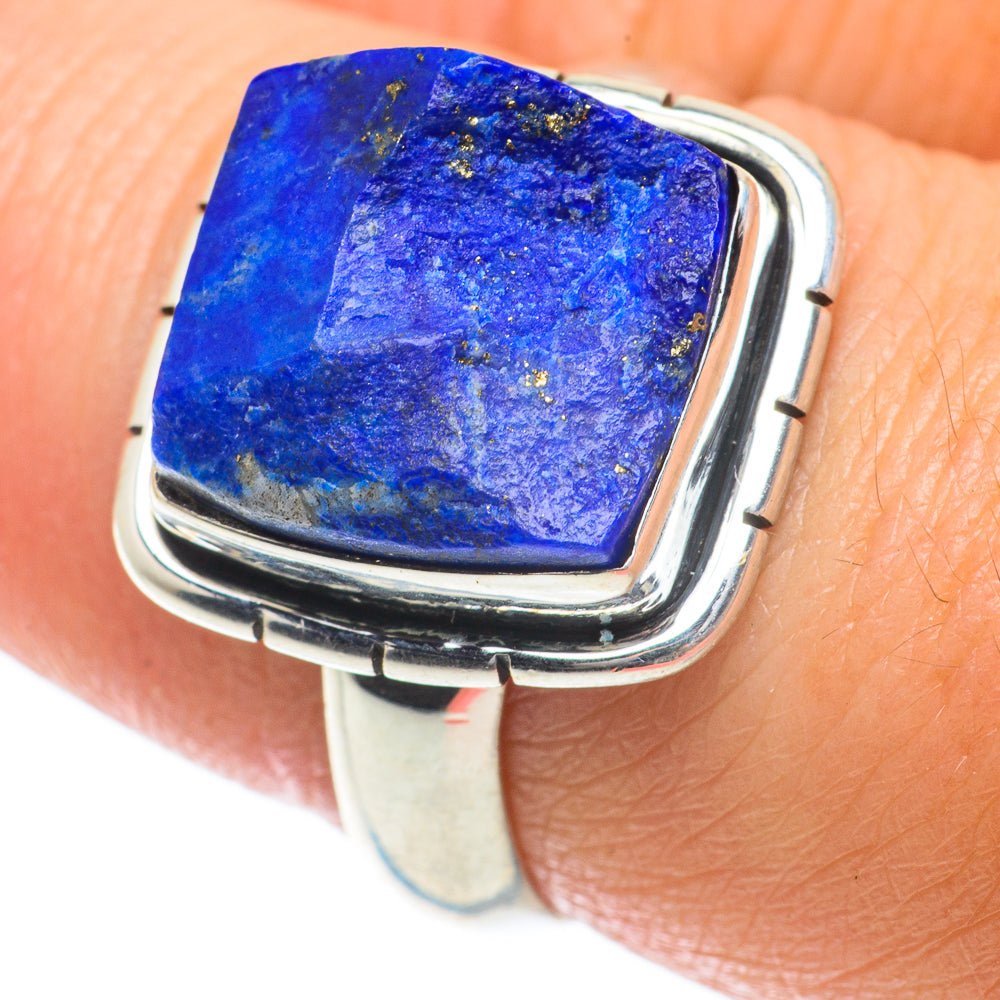 Lapis Lazuli Rings handcrafted by Ana Silver Co - RING64022
