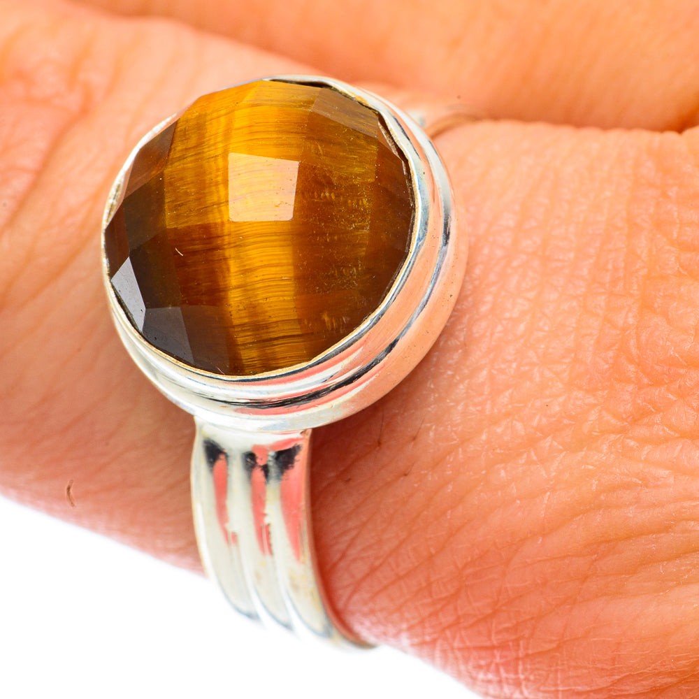 Tiger Eye Rings handcrafted by Ana Silver Co - RING64027