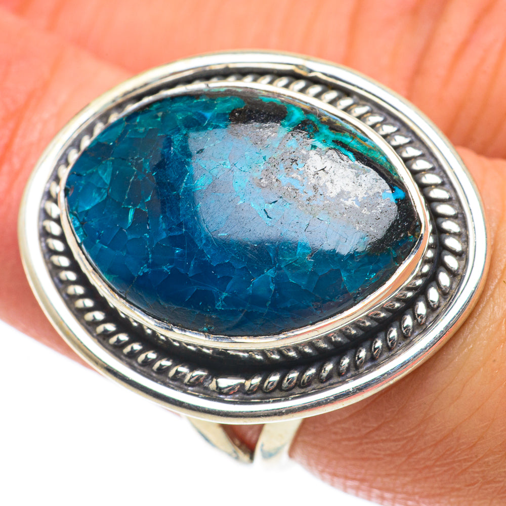 Shattuckite Rings handcrafted by Ana Silver Co - RING64035