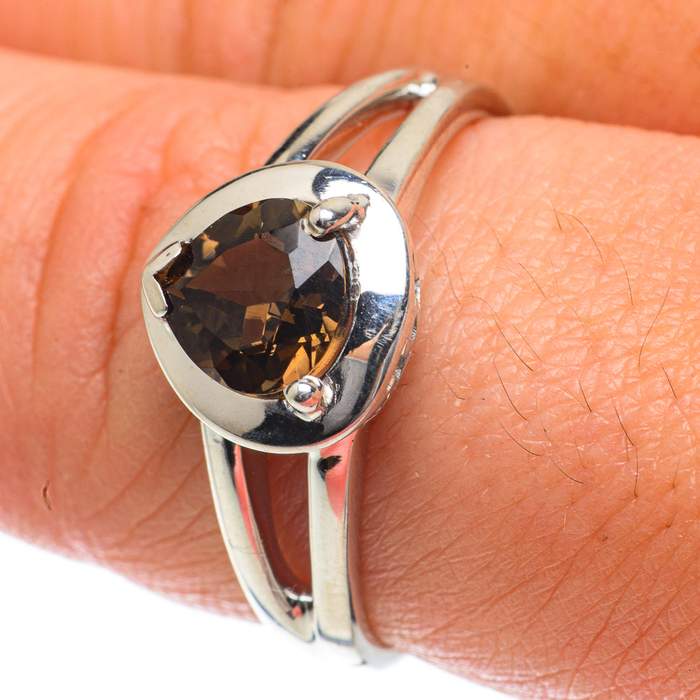 Smoky Quartz Rings handcrafted by Ana Silver Co - RING64039