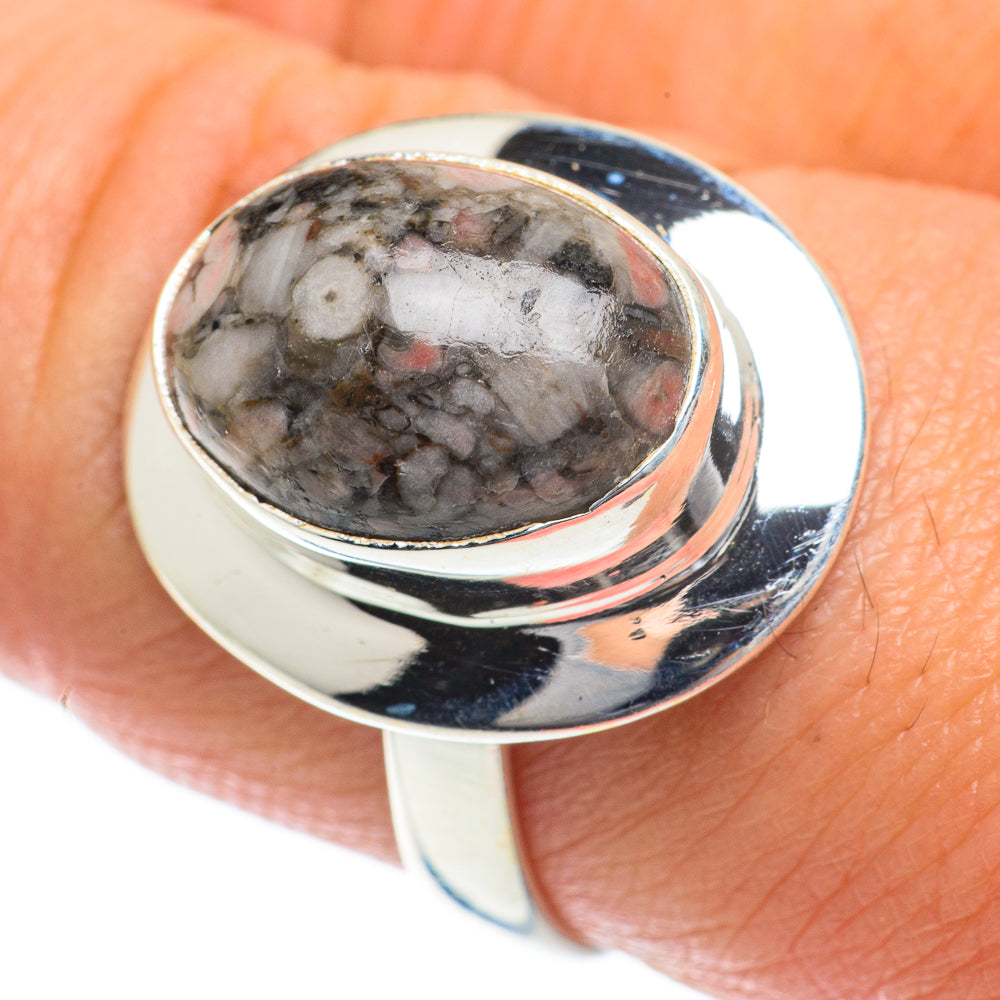 Pinolith Jasper Rings handcrafted by Ana Silver Co - RING64048