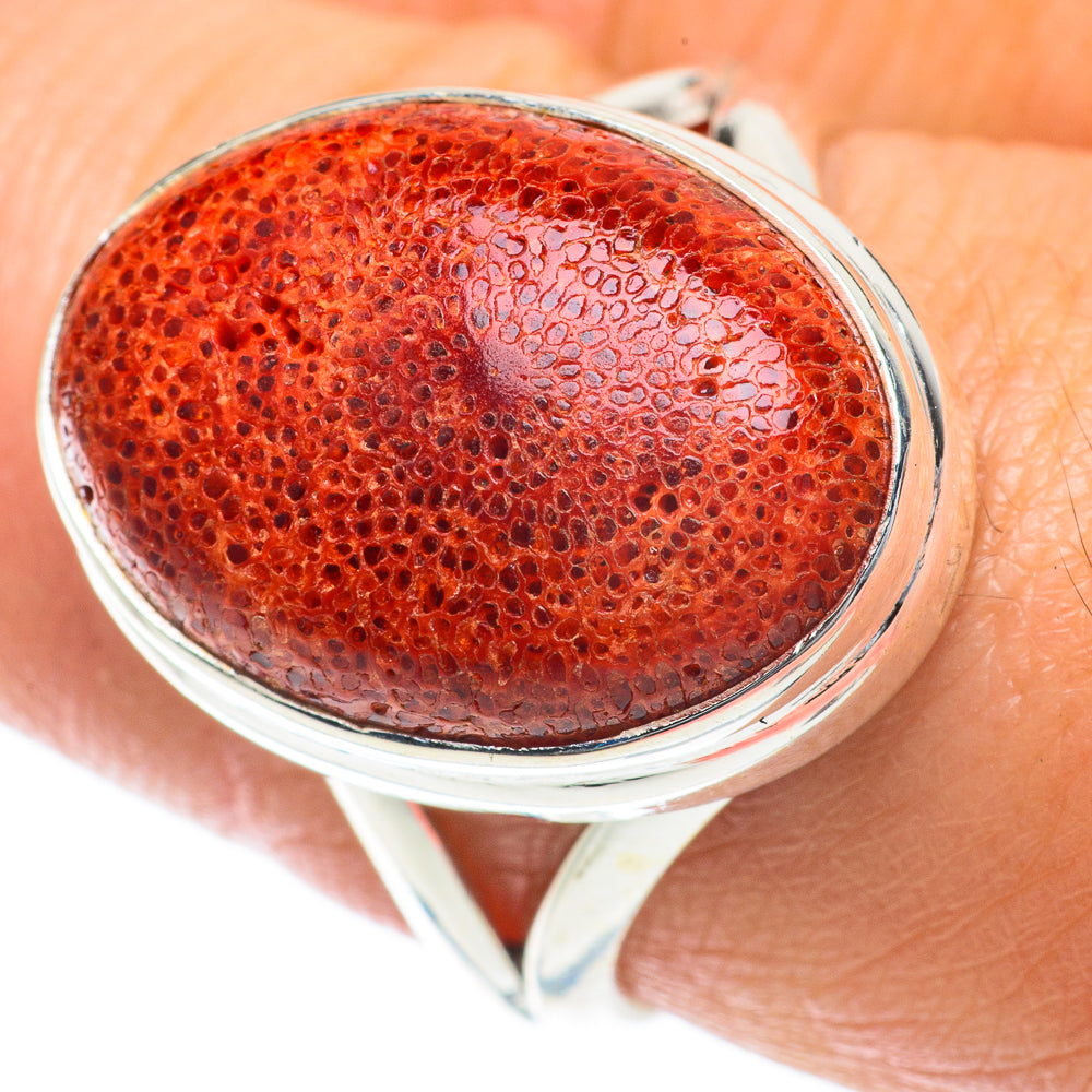 Sponge Coral Rings handcrafted by Ana Silver Co - RING64049