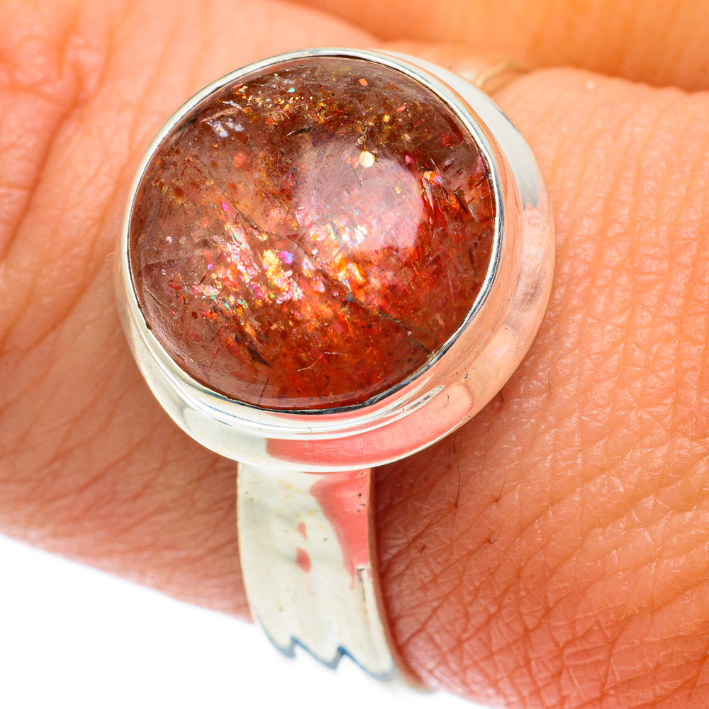 Sunstone Rings handcrafted by Ana Silver Co - RING64050