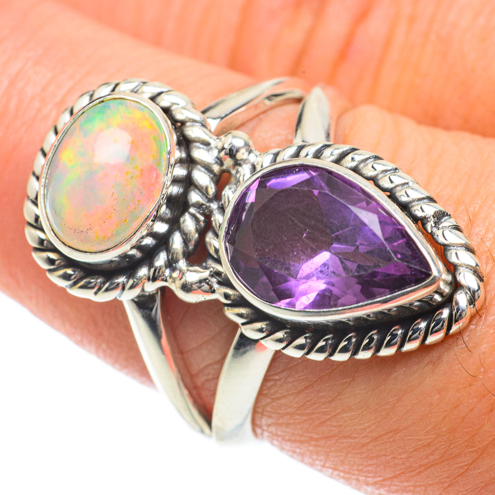 Amethyst Rings handcrafted by Ana Silver Co - RING64053