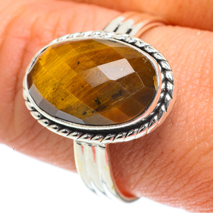 Tiger Eye Rings handcrafted by Ana Silver Co - RING64057