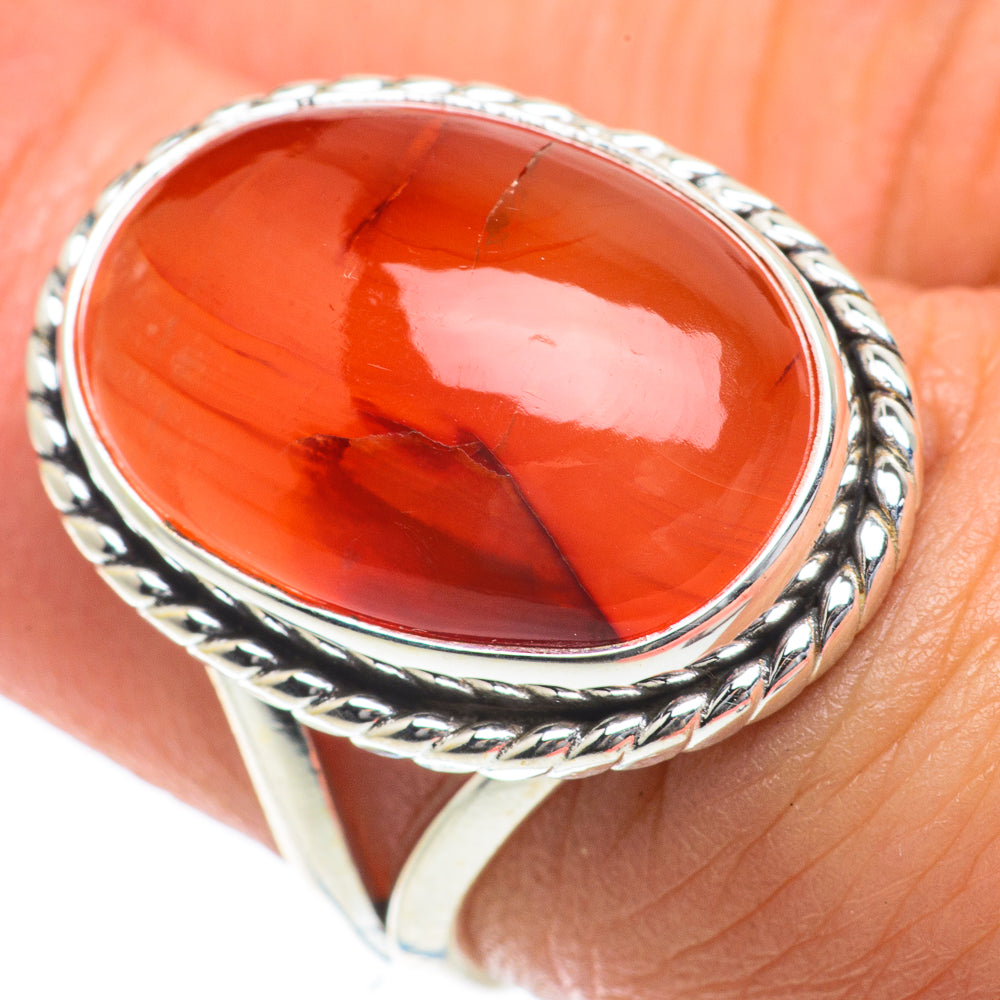 Carnelian Rings handcrafted by Ana Silver Co - RING64059