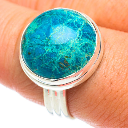 Chrysocolla Rings handcrafted by Ana Silver Co - RING64060