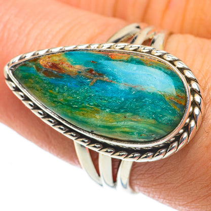Peruvian Opal Rings handcrafted by Ana Silver Co - RING64066