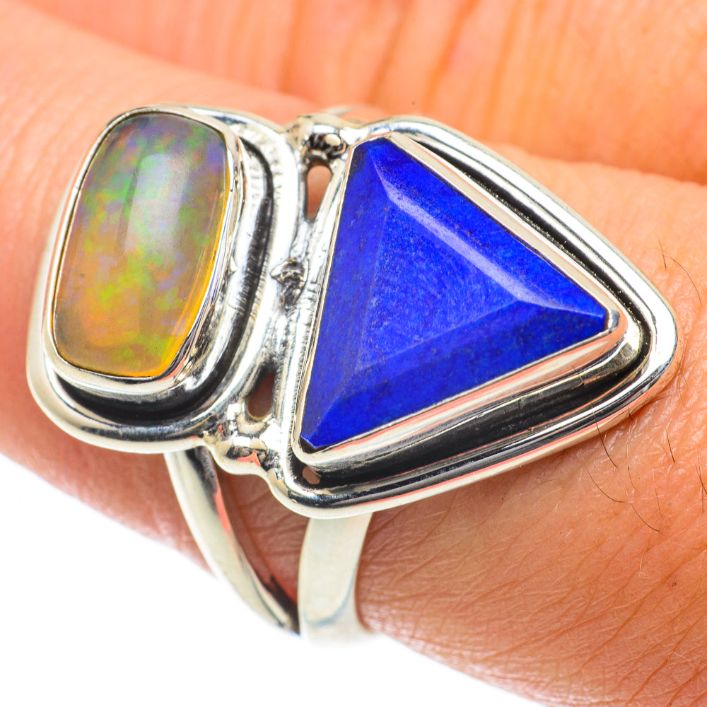 Lapis Lazuli Rings handcrafted by Ana Silver Co - RING64076