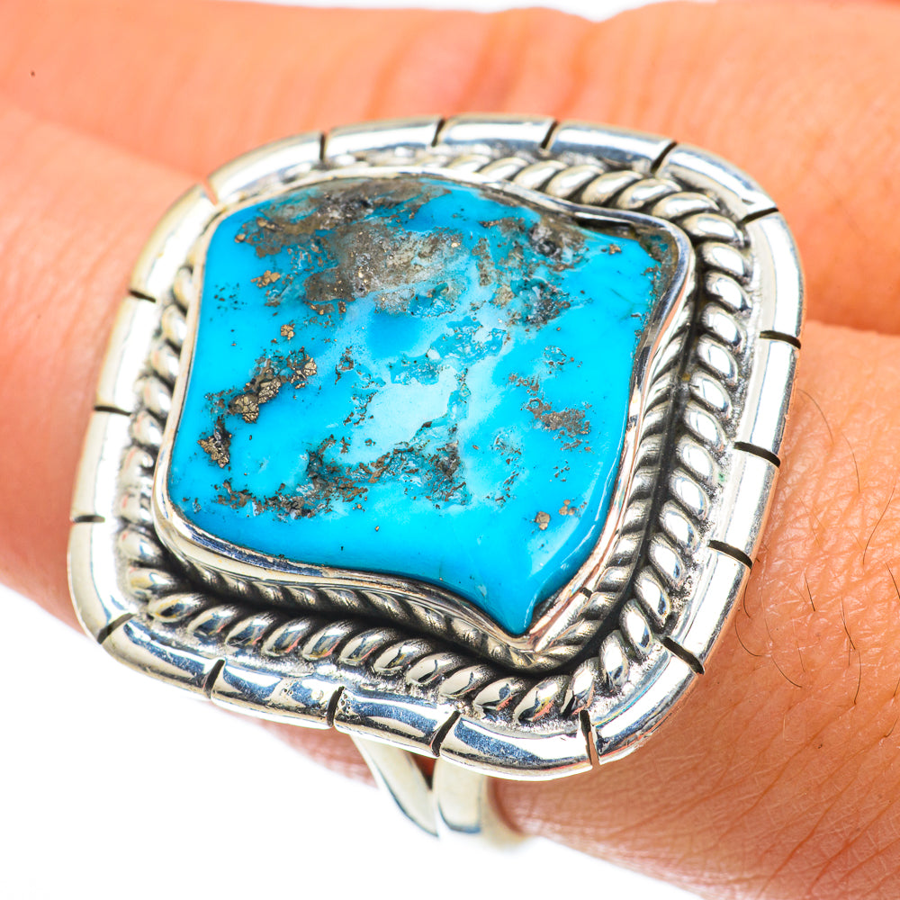 Arizona Turquoise Rings handcrafted by Ana Silver Co - RING64083