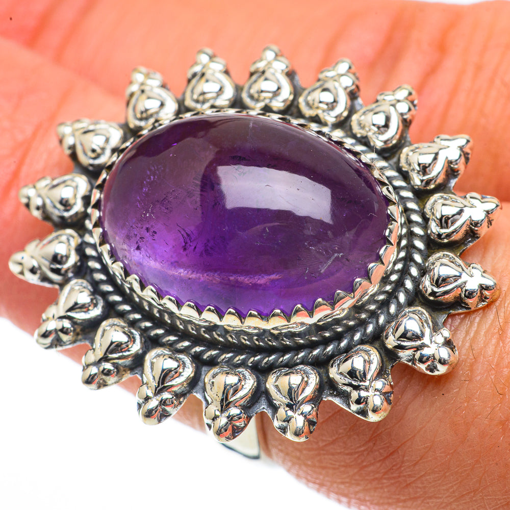 Amethyst Rings handcrafted by Ana Silver Co - RING64096