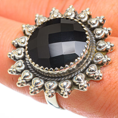 Black Onyx Rings handcrafted by Ana Silver Co - RING64100