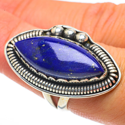 Lapis Lazuli Rings handcrafted by Ana Silver Co - RING64112