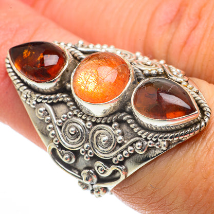 Sunstone Rings handcrafted by Ana Silver Co - RING64121