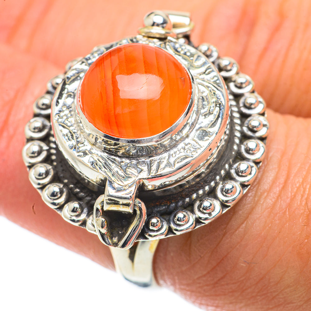 Carnelian Rings handcrafted by Ana Silver Co - RING64123