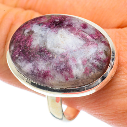 Russian Eudialyte Rings handcrafted by Ana Silver Co - RING64125