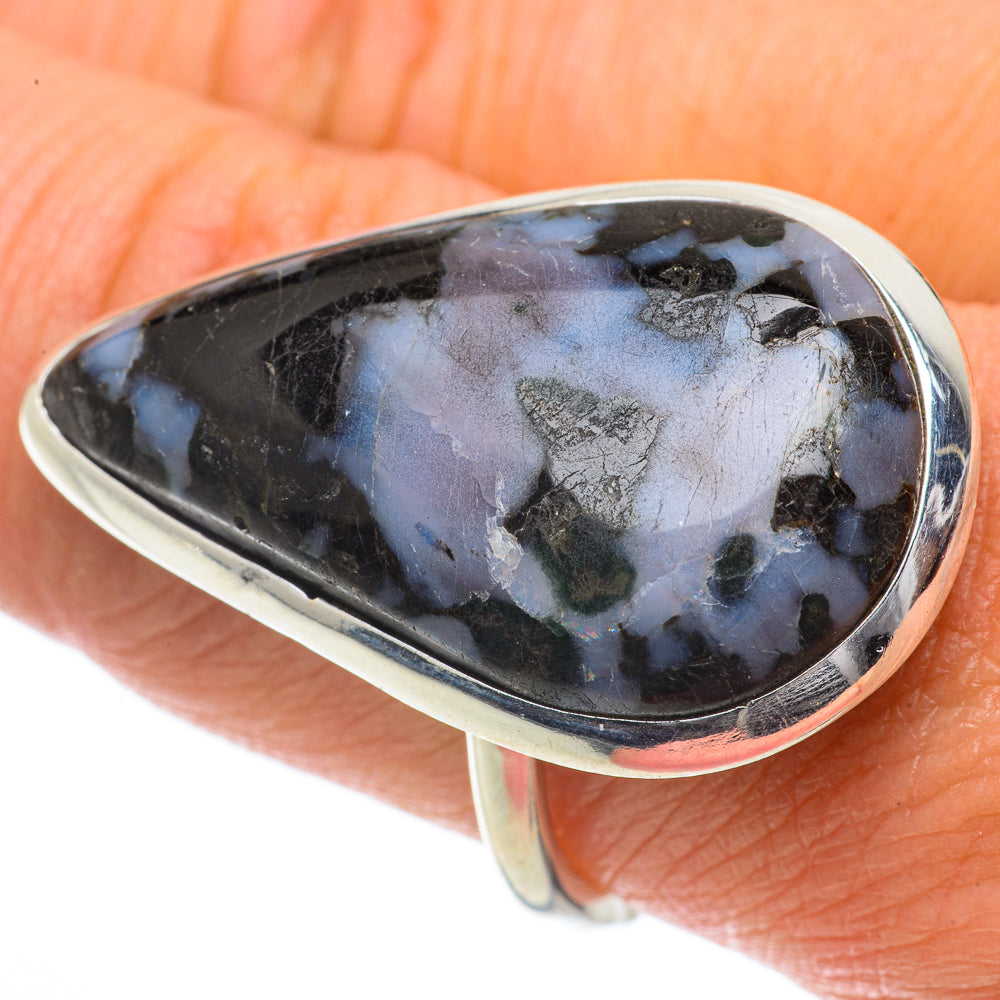 Gabbro Stone Rings handcrafted by Ana Silver Co - RING64130