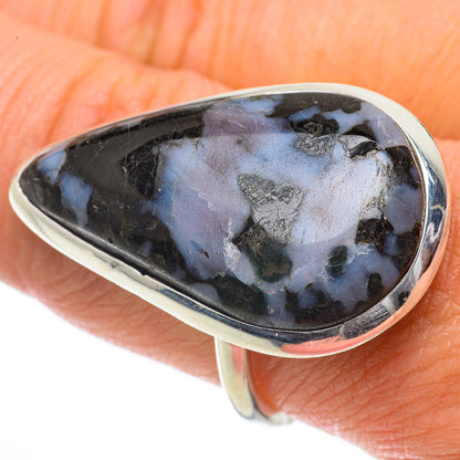 Gabbro Stone Rings handcrafted by Ana Silver Co - RING64130