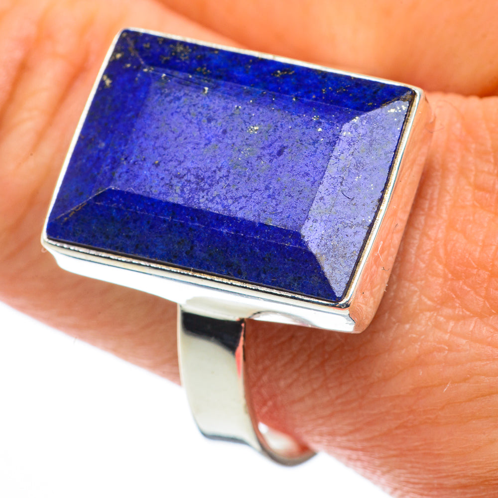 Lapis Lazuli Rings handcrafted by Ana Silver Co - RING64133