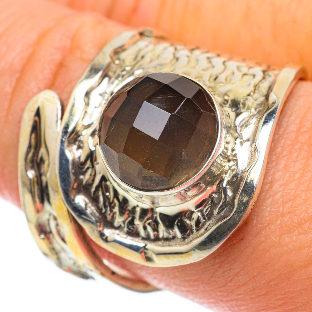 Smoky Quartz Rings handcrafted by Ana Silver Co - RING64137