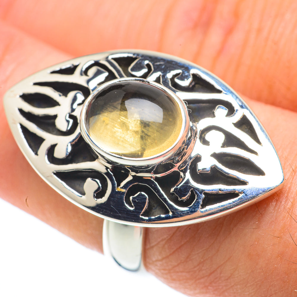 Citrine Rings handcrafted by Ana Silver Co - RING64139