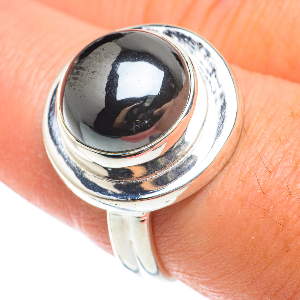 Hematite Rings handcrafted by Ana Silver Co - RING64158