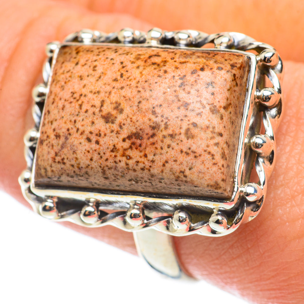 Fossil Coral Rings handcrafted by Ana Silver Co - RING64166