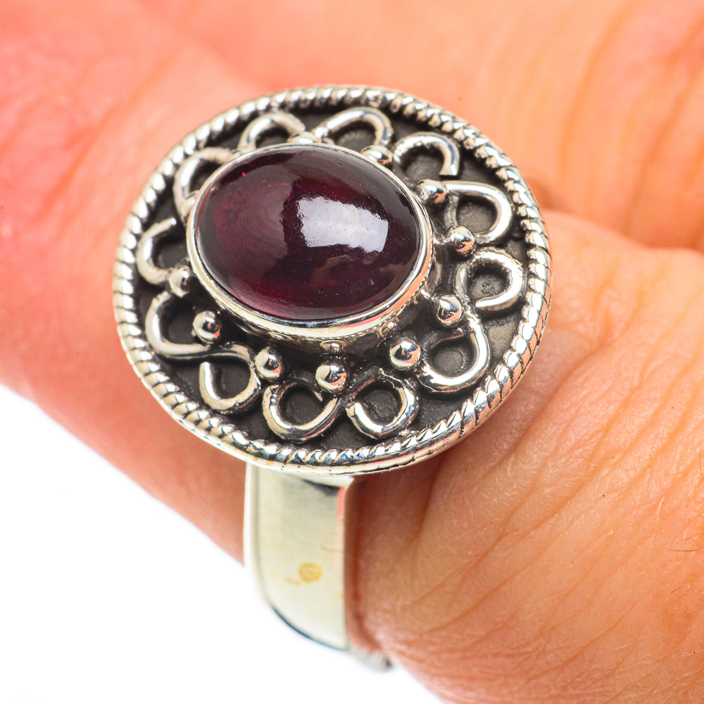 Garnet Rings handcrafted by Ana Silver Co - RING64171