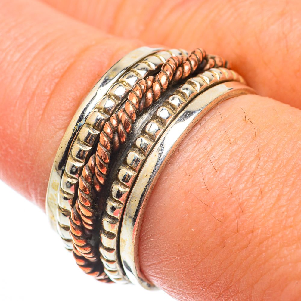 Meditation Spinner Rings handcrafted by Ana Silver Co - RING64175