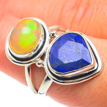 Lapis Lazuli Rings handcrafted by Ana Silver Co - RING64181